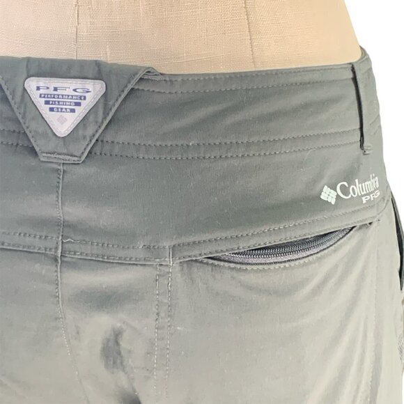 Columbia Omnishield PFG/Fishing Hiking Convertible Pants Sz 6x32 Gray 121B - Picture 7 of 9